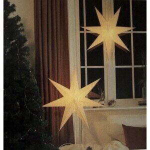 IKEA Strala Lamp Shades 28” Star Shaped 7W Max Festive Decor Paulin Machado NEW
